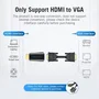 Vention Adaptador HDMI (Macho) a VGA (Hembra) con Audio Jack 3.5mm, Conversor aidb0